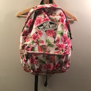 Vans floral backpack